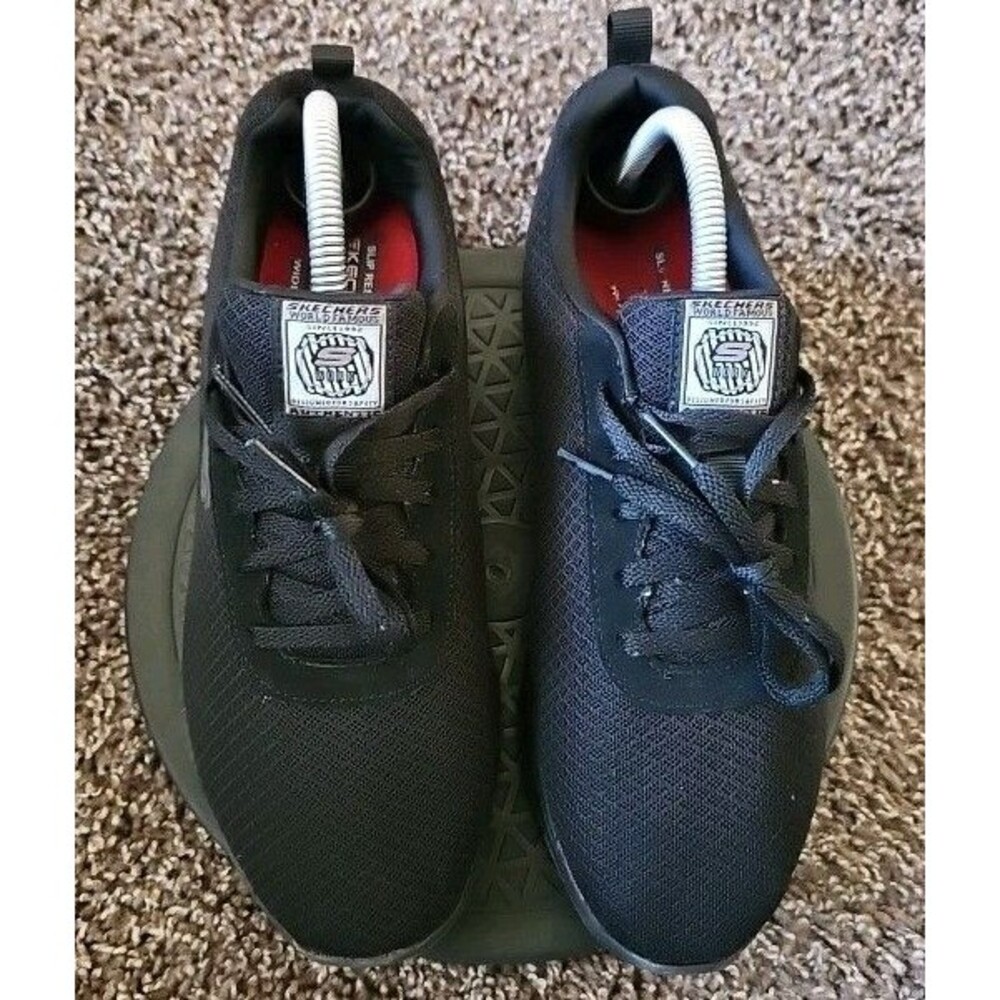 Skechers women work shoes slip resistant size 8